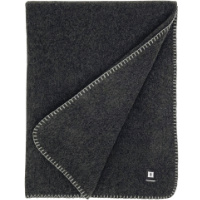 100% Virgin Wool Full Size Blanket Charcoal Gray