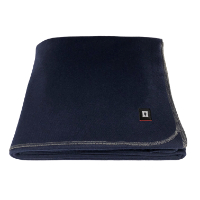 100% Wool Blanket Navy Blue